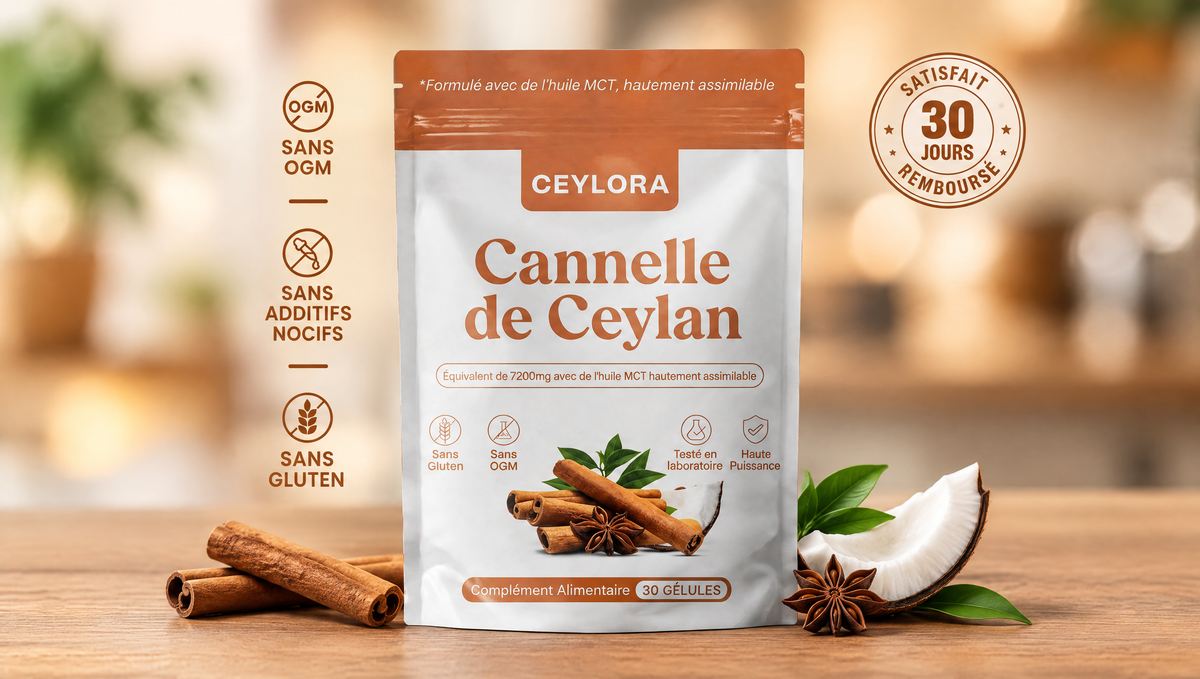 CEYLORA — Cannelle de Ceylan pour une glycémie équilibrée